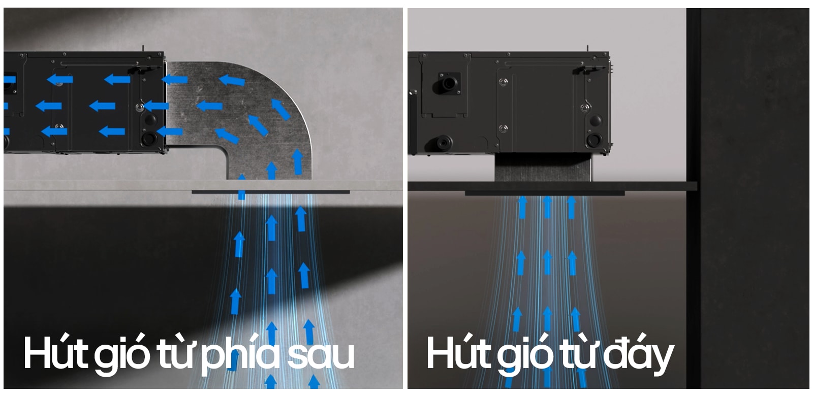 Tính năng 2: Máy bơm xả nước tích hợp sẵn