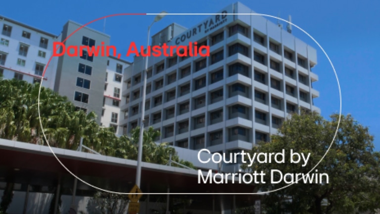 Cách LG Pro:Centric Cloud mang đến giải trí thông minh trong phòng tại Courtyard by Marriott Darwin