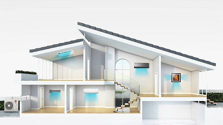 ĐIỀU HÒA KHÔNG KHÍ LG MULTI SPLIT - LỰA CHỌN ĐA DẠNG PHÙ HỢP MỌI KHÔNG GIAN