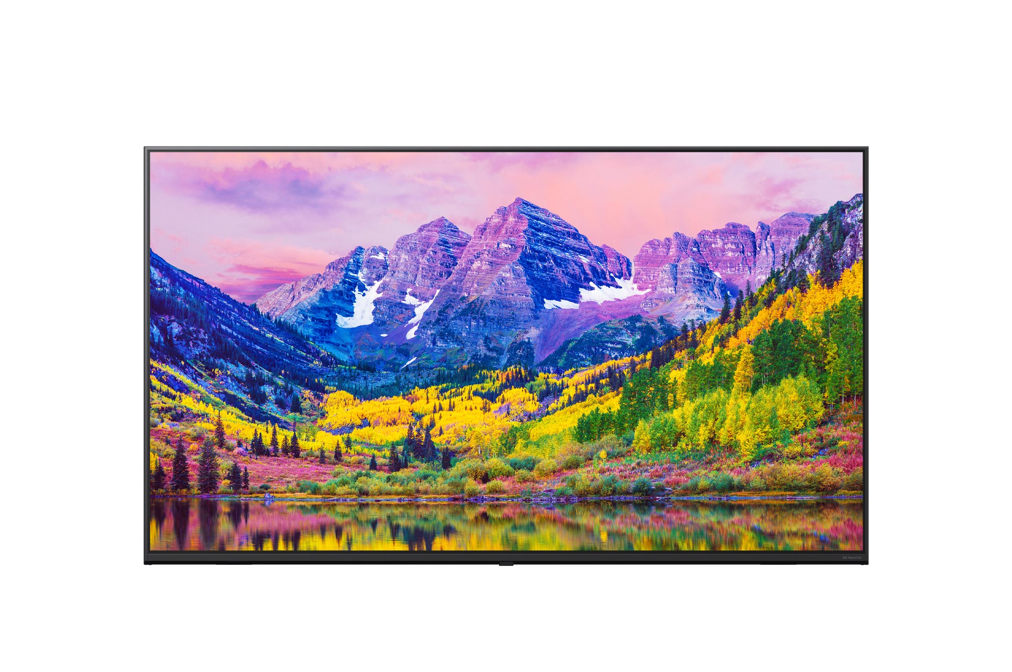 Front view of NanoCell Smart TV with Pro:Centric Solutions 55UK762H0LB