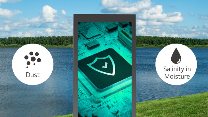 The XF3P has a conformal coating making it resistant to dust and salinity in moisture.