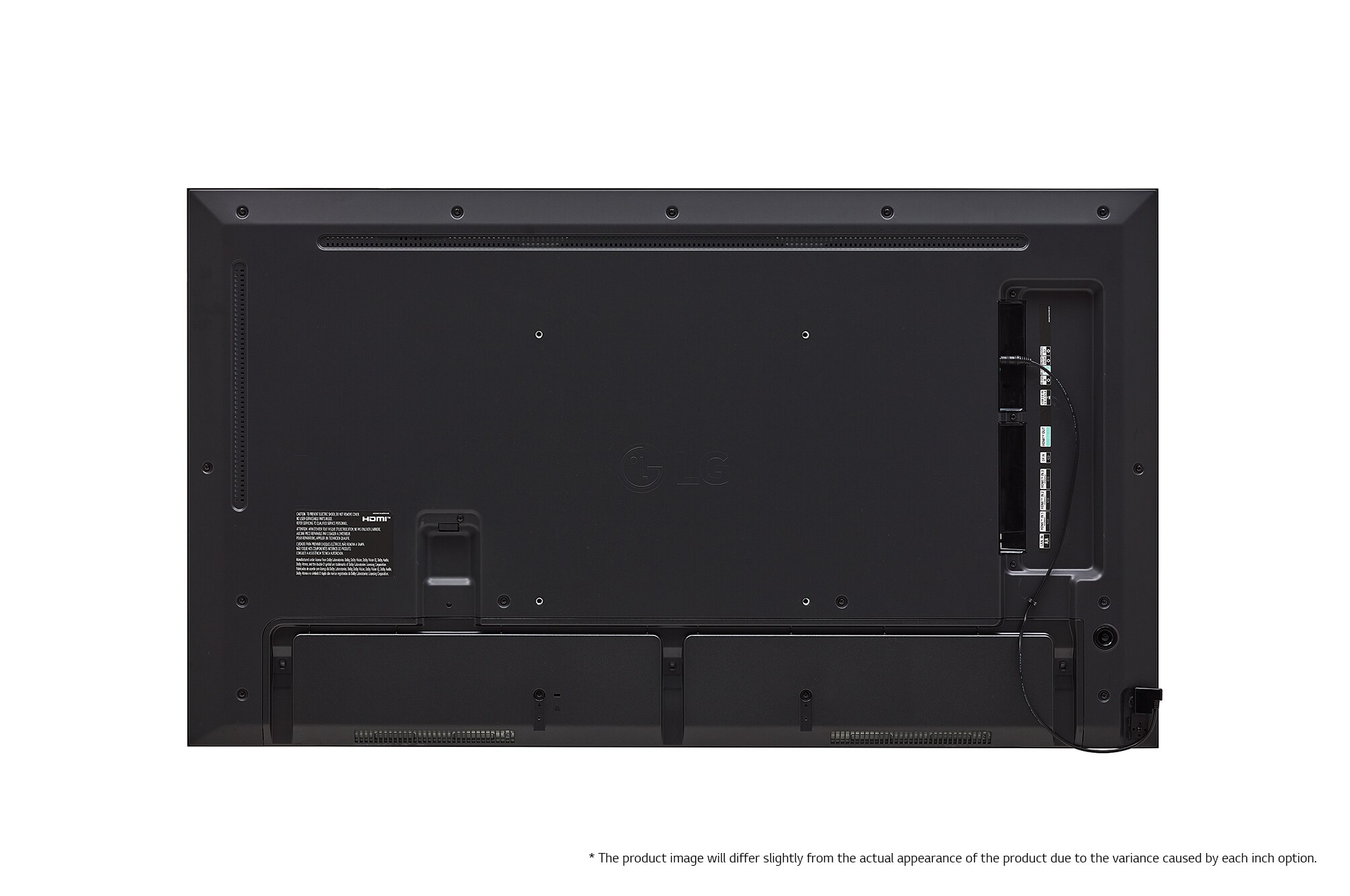 Rear view (* The product image would differ from its actual appearance, as it would vary slightly depending on each inch option.)