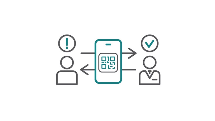 This is an image showing simple icons representing the Mobile App Framework.