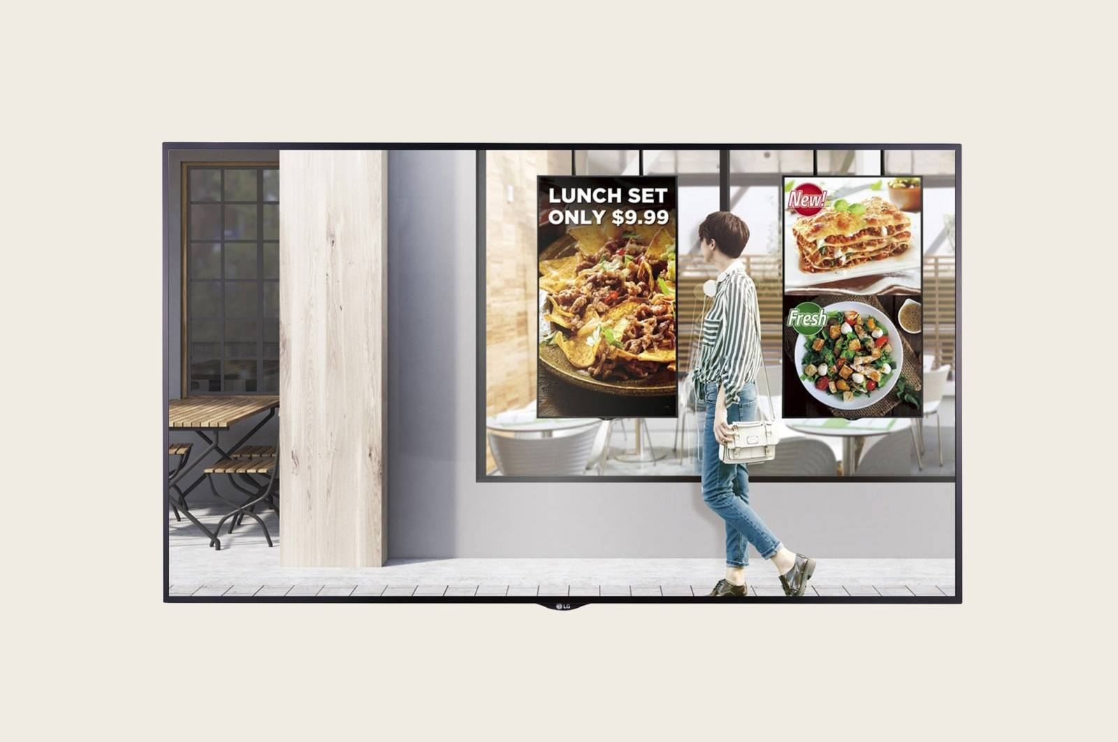 Window Facing Display (55XS2E-B)