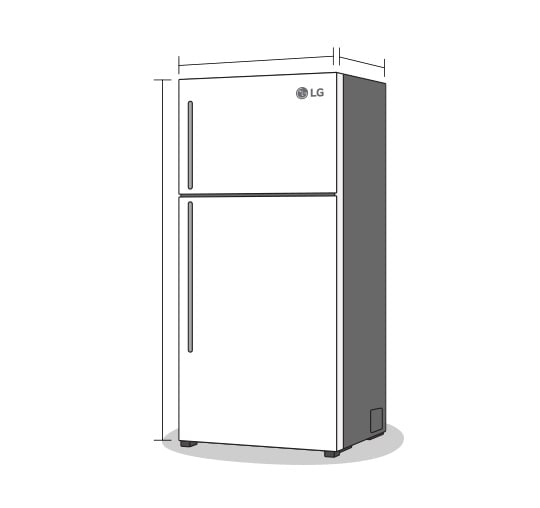 Doppia porta, Larghezza / Altezza / Profondità