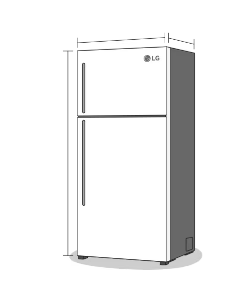 Doppia porta, Larghezza / Altezza / Profondità