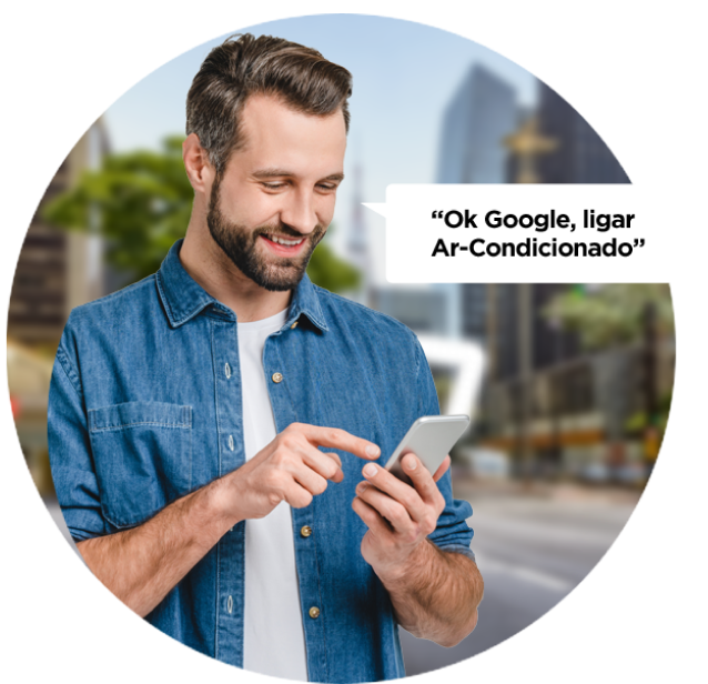 Ok Google, ligar Ar-condicionado
