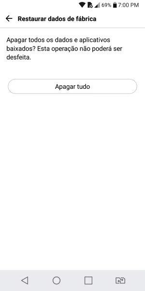 Restauração de fábrica