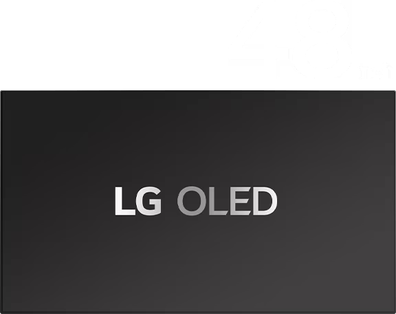 Todos os tamanhos da LG OLED aparecem no tamanho da tela, do menor ao maior modelo