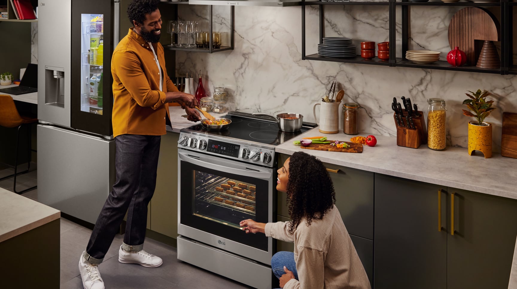 LG Induction Ranges with Air Fry Innovation for you & the whole family