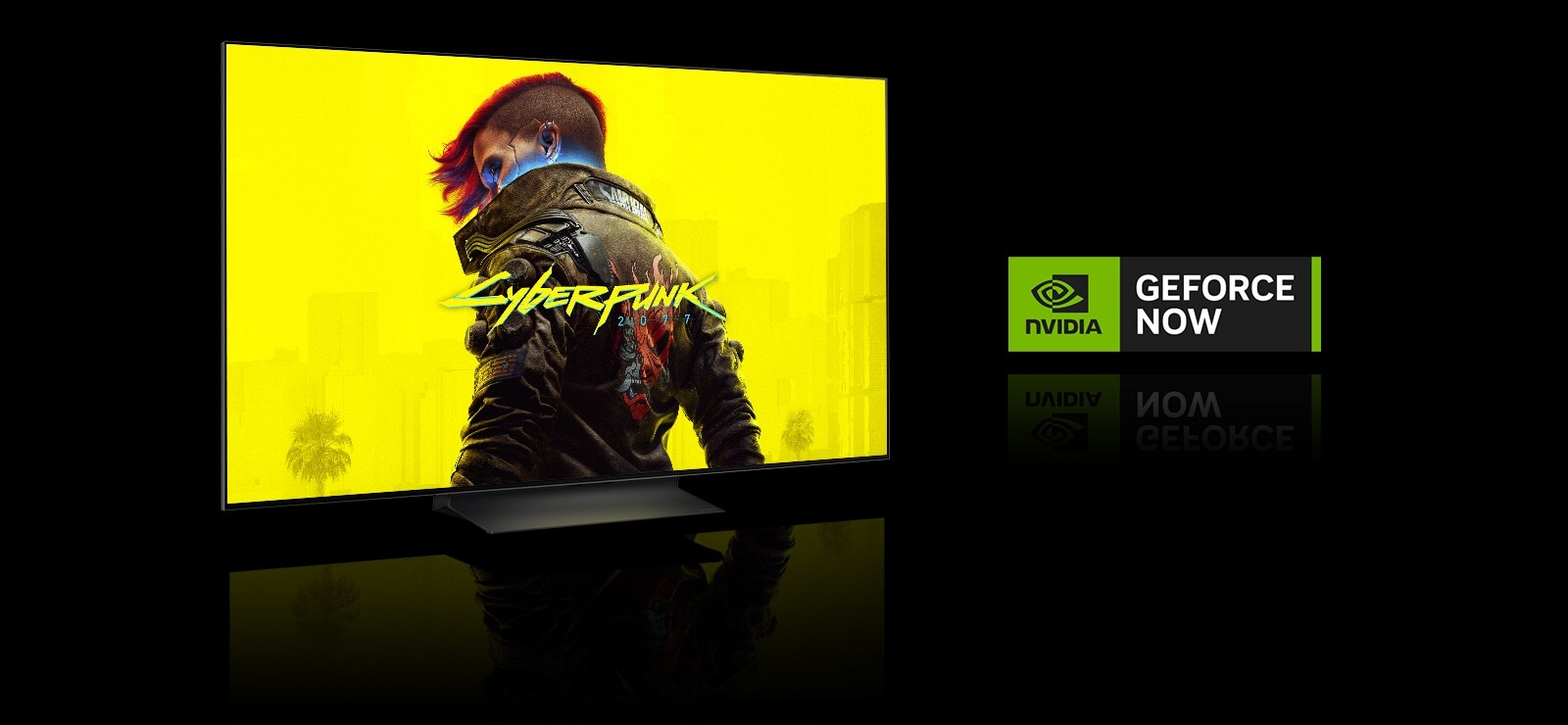 Affiche du jeu Cyberpunk 2077.