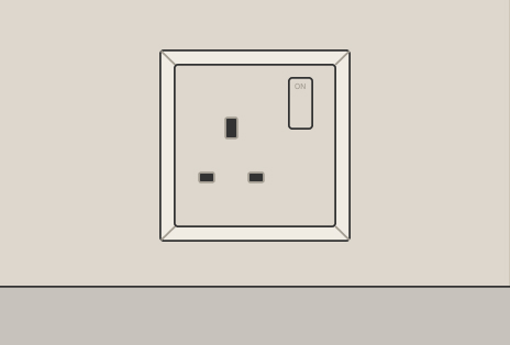 Outlet to supply electricity to the product