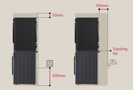 Washer and Dryer Dimension