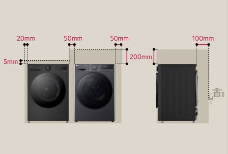 Washer and Dryer Dimension