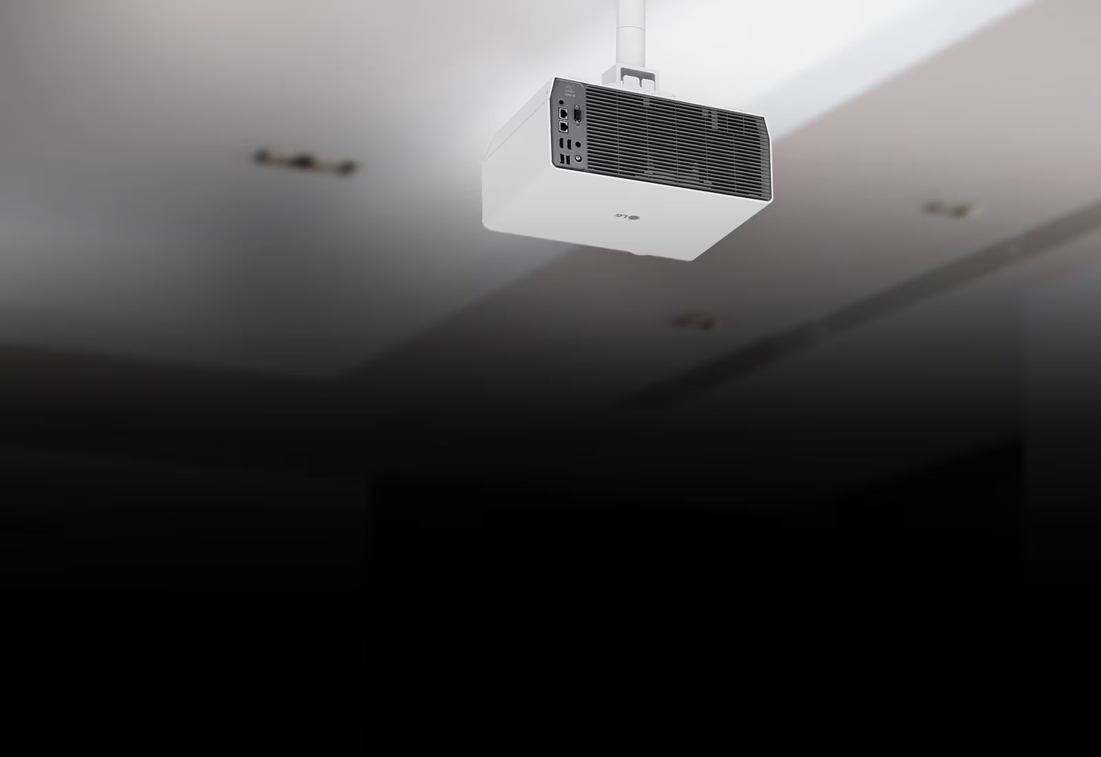 BU60P está instalado en el techo y muestra características de bala