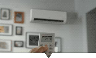 Ajustar 1 grado el aire acondicionado