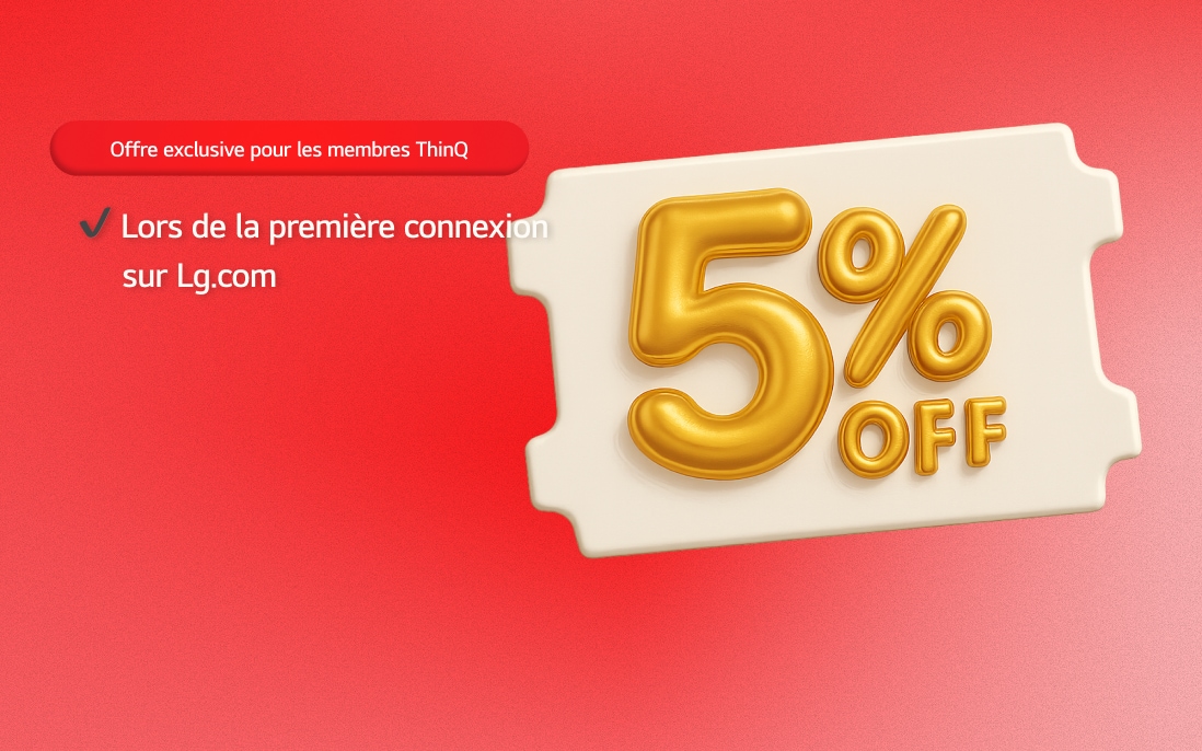 ThinQ member 5% off 