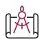 Icon related to design