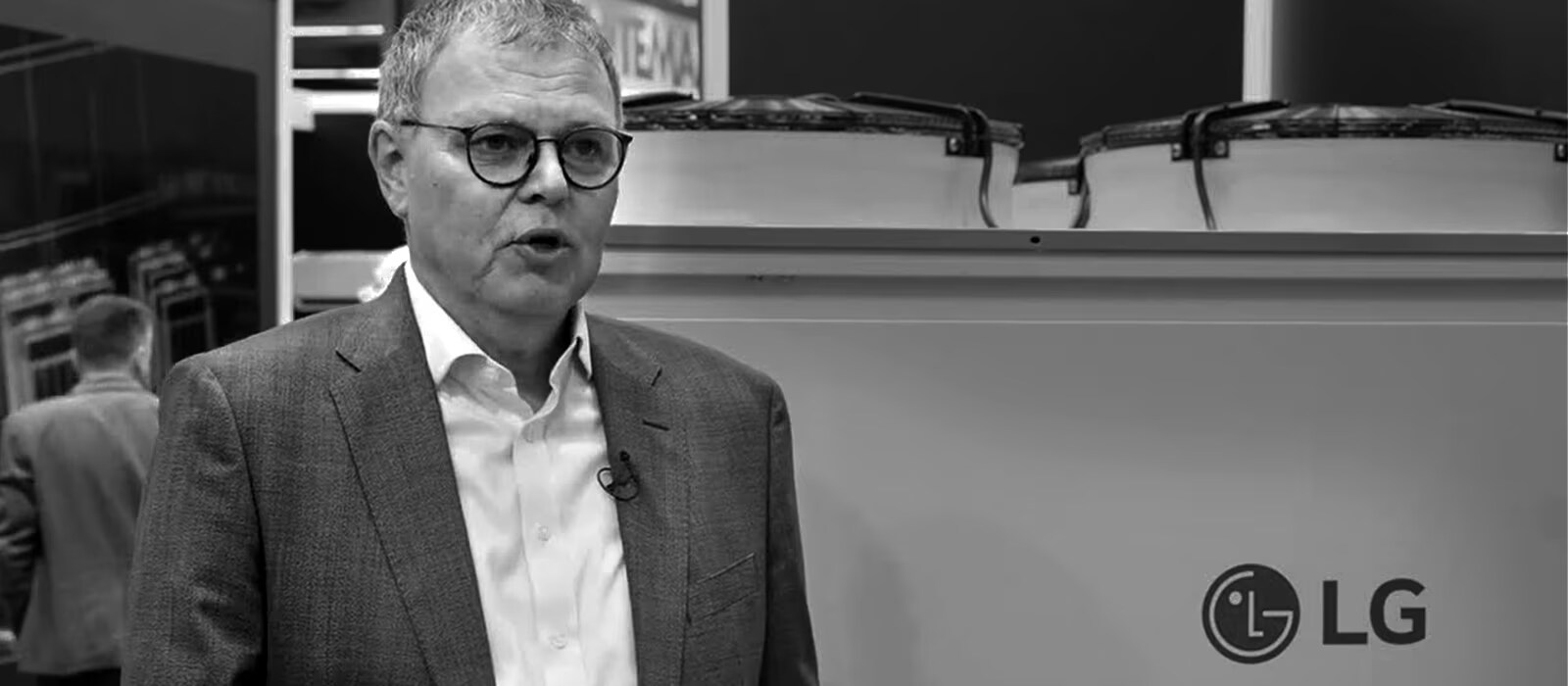 Peter Verkempynck of vice president LG Europe B2B air solution sales talking about heat pump market insight in Europe