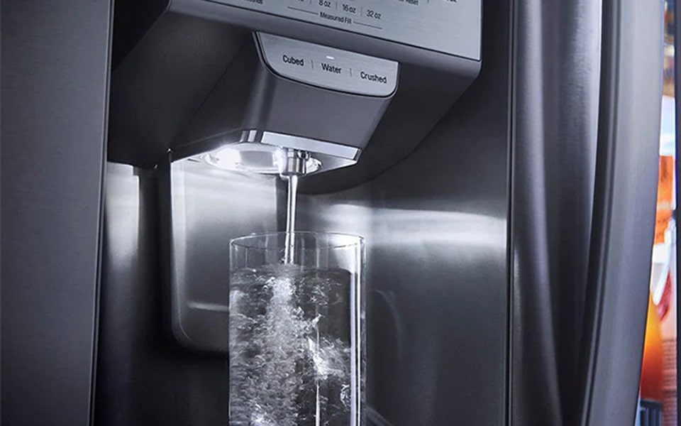 How to install a refrigerator with ice and water dispensers