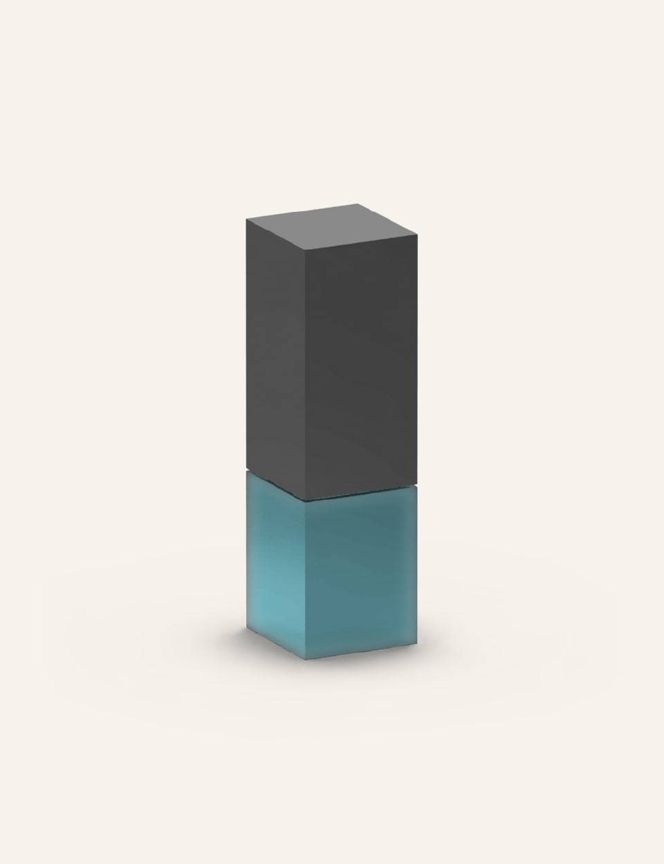A diagram showing the size of small bottom freezers