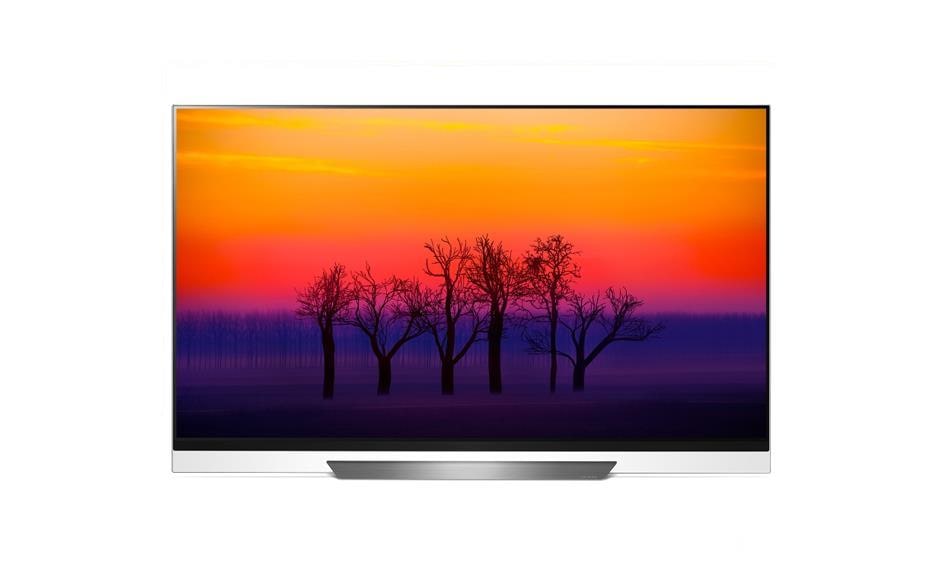 LG OLED E8 TV on white background