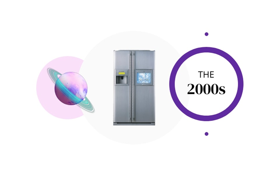 LG Electronics smart refrigerator from the 2000s