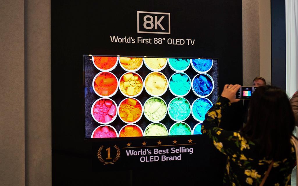 IFA 2018: LG showcase the first 88 inch OLED 8K TV, which forms part of the world's best selling OLED brand