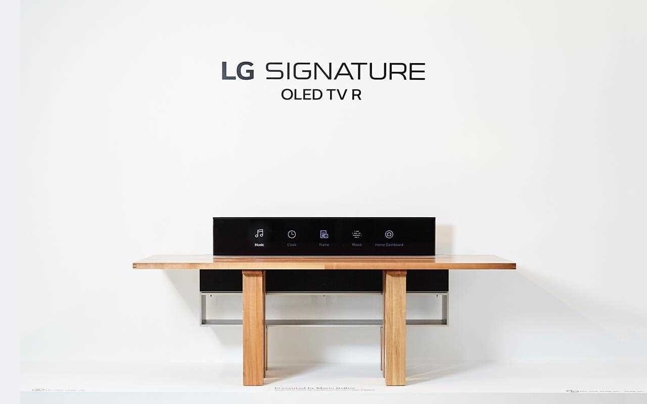 The LG SIGNATURE Rollable TV, on show at Milan Design Week | More at LG MAGAZINE