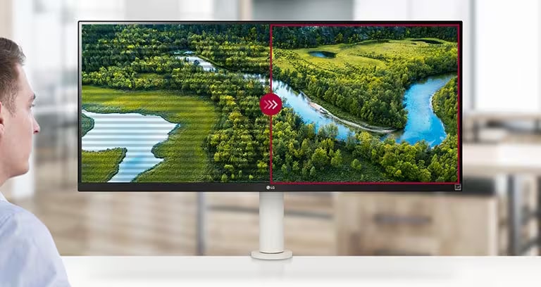 Flicker Safe reduces invisible flickering on the screen, which helps reduce eye strain. It provides a comfortable working environment for a long time.