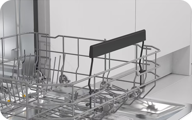Dishwasher Easy Handle for the lower drawer, designed to help users pull it out without bending down significantly