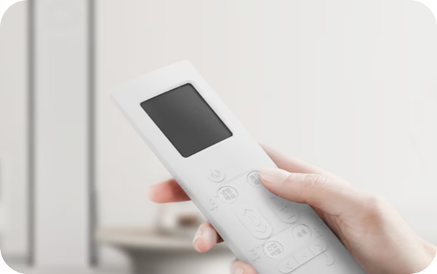 Air conditioner remote control silicone cover with braille and tactile markers to help users identify button positions by touch
