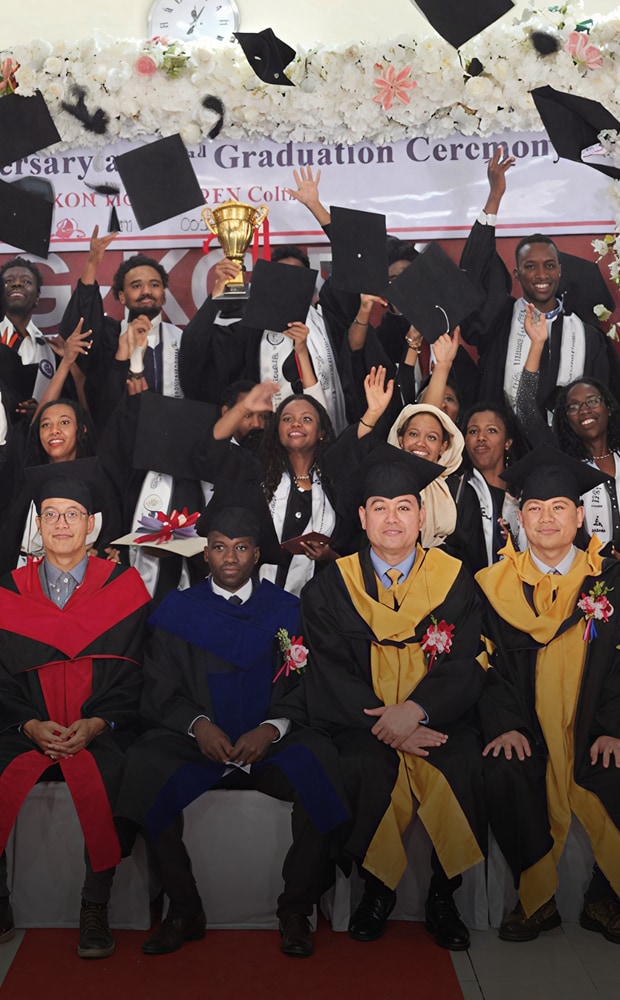 Graduation ceremony photo of Technical Vocational Education and Training