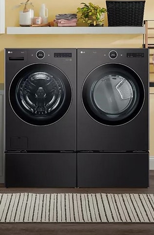 Washer/Dryer unit placed side by side