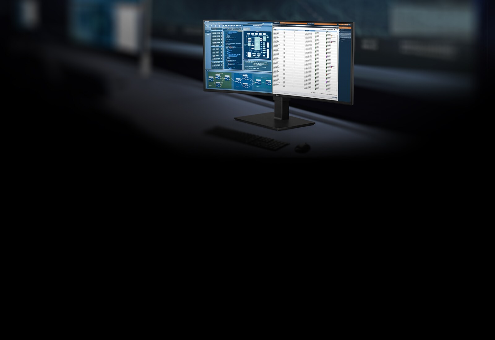 34BN77C az asztalra van helyezve és megtekintheti az eszköz kulcsfontosságú tulajdonságait