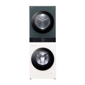 13/10kg WashTower™ Smart Washer Dryer in Green and Beige Color