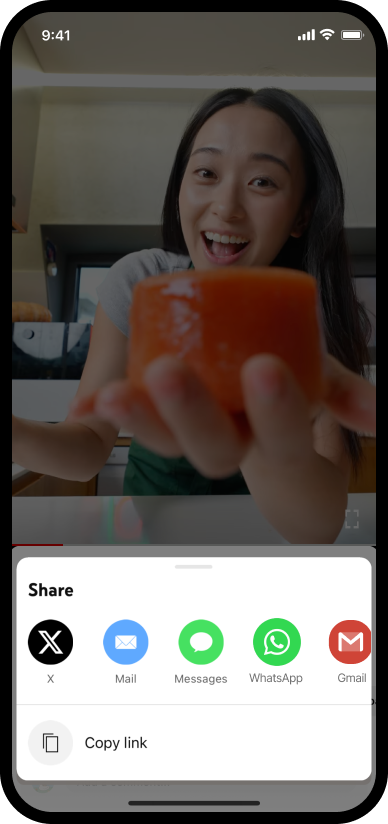 Screen image of sharing the life's good playlist on YouTube.