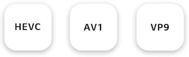 hevc, av1, vp9