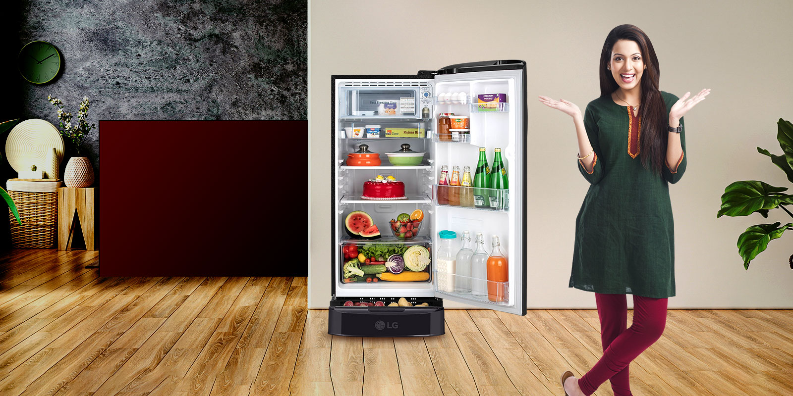Buy India's Most Hygienic Smart Convertible Refrigerator