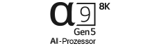 Logo a9 gen5 8K AI Processor
