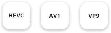 hevc, av1, vp9