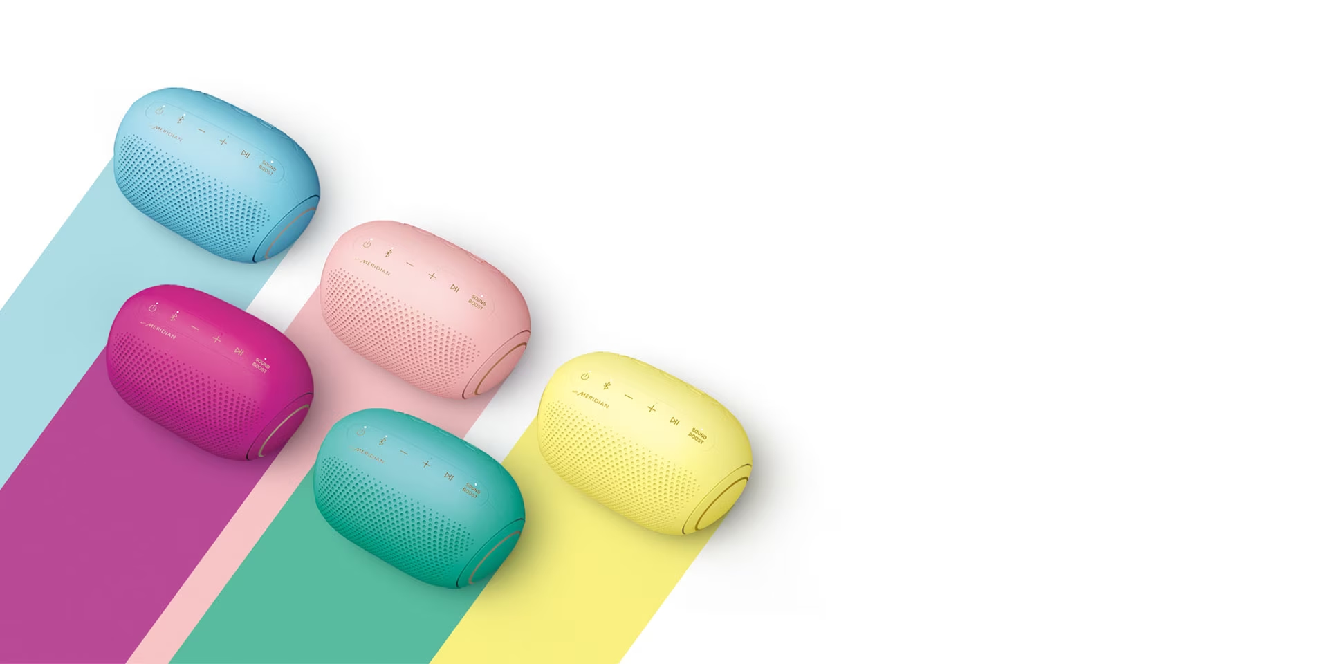 Las bocinas Jellybean están disponibles en 5 colores