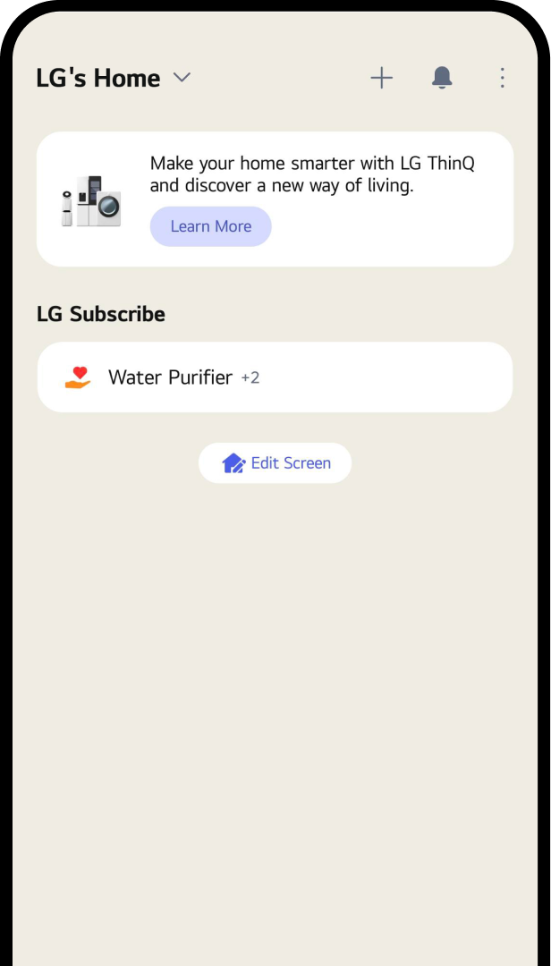 Mobile screen showing step to check subscriptions