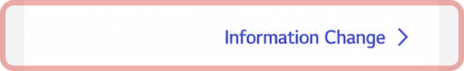 Information Change button highlighted with red border
