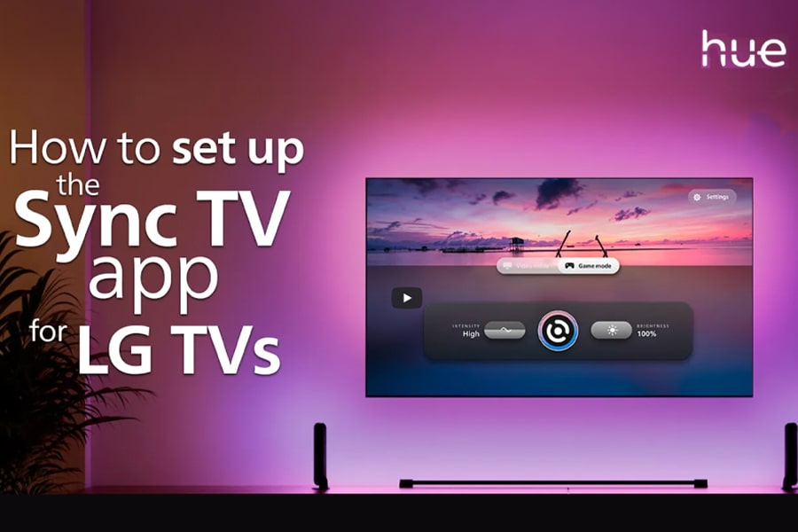 How to set up the Hue Sync TV app on LG smart TVs