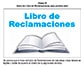 Libro de Reclamaciones