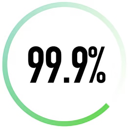 Ikona funkcji higieny pralki LG AI DD ™, która zabija 99,9% bakterii i alergenów.