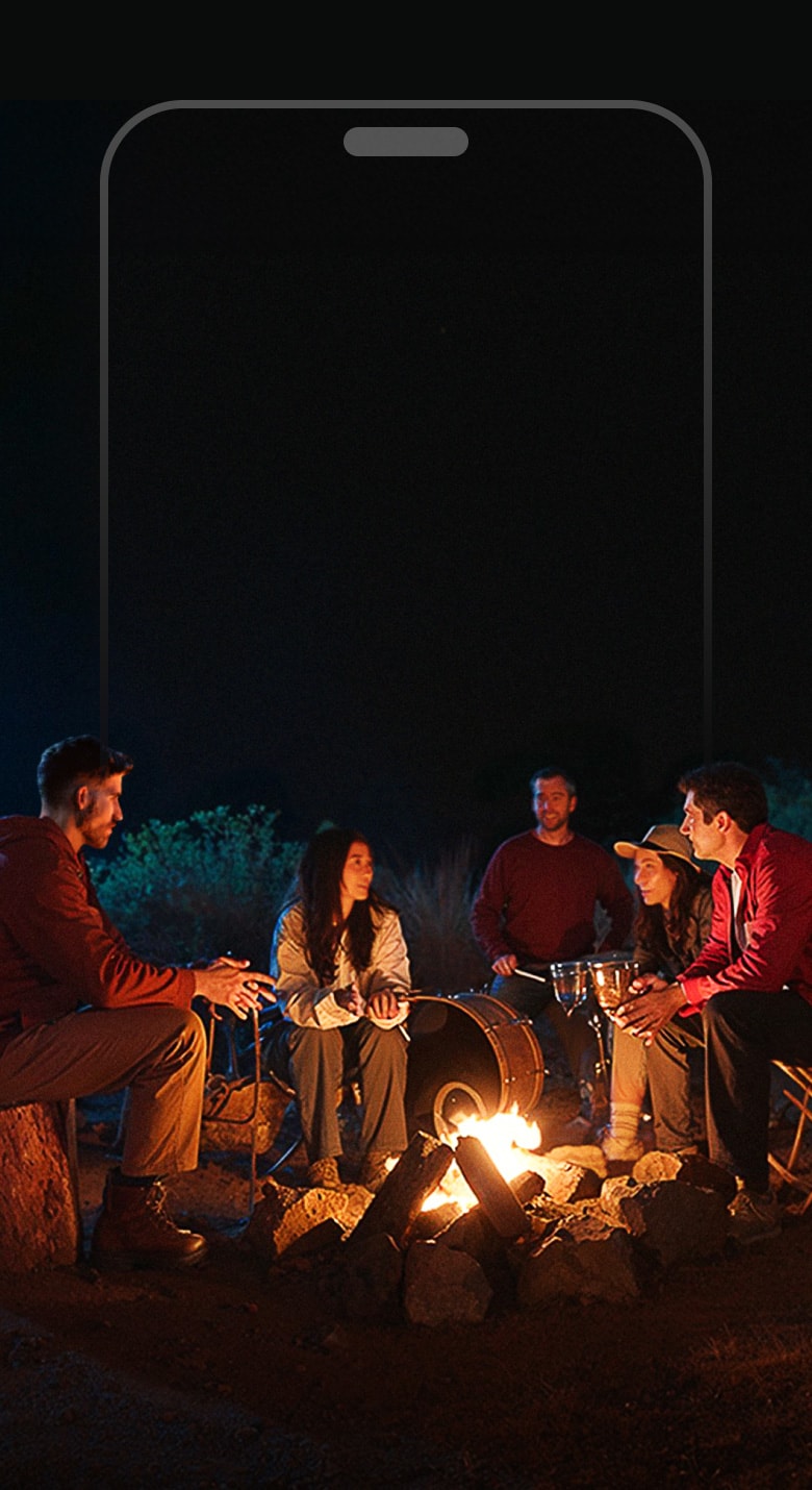 People enjoying camping with smiles, embracing the power of optimism.