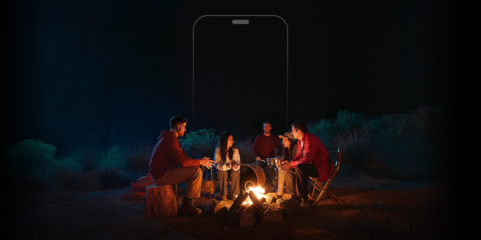 People enjoying camping with smiles, embracing the power of optimism.