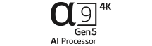 a9 5. Nesil 4K AI İşlemci logosu